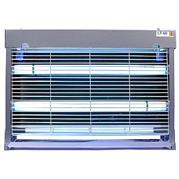 Уничтожитель насекомых двусторонний с клейкой бумагой Pomel DUO LT-60 350х470 х120 мм Серый