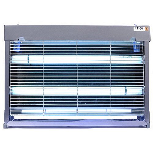 Уничтожитель насекомых двусторонний с клейкой бумагой Pomel DUO LT-60 350х470 х120 мм Серый
