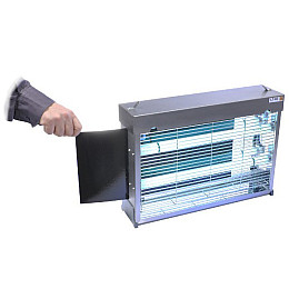 Уничтожувач комах двосторонній з клейким папером Pomel DUO LT-60 350х470 х120 мм Сірий