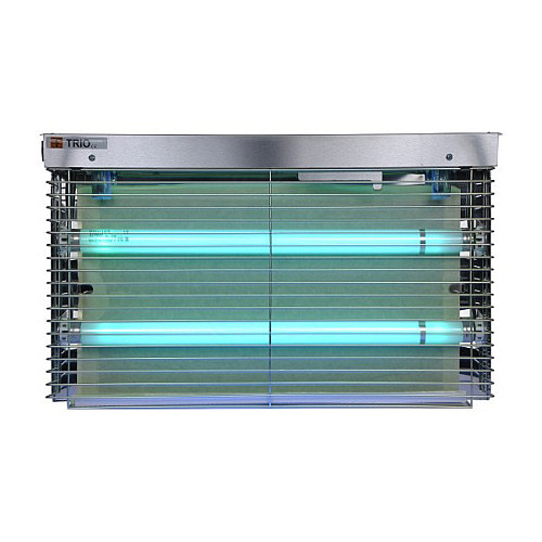 Унищожувач комах з липкою вставкою Pomel Trio steel 485х310х60 мм Сірий