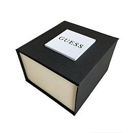 Подаркова упаковка-коробка для годинників Guess Чорна 90х90х60 мм