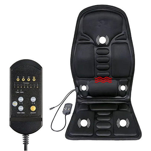 Массажная накидка Massage Cushion JB-100B с подогревом 220V Black