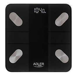 Напольные весы электронные Adler AD 8186 до 180 кг Черный