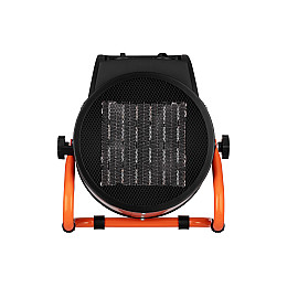 Теплопушка електрична для дому 2E Ceramic AHC3000 3 кВт 30 м.кв чорна