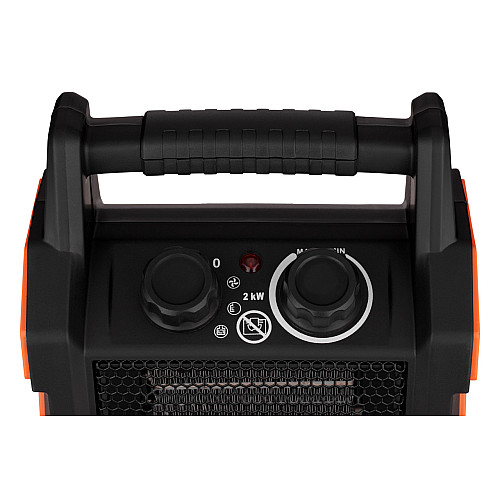 Теплопушка электрическая 2E Portable Ceramic AHC2000P 2 кВт 20 м.кв black