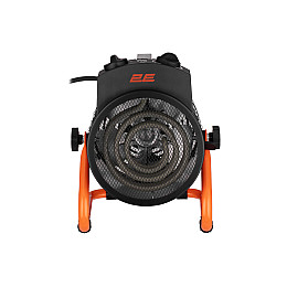 Електричний тепловий вентилятор для дому 2E Stainless AHT2000 2 кВт 20 м.кв чорний