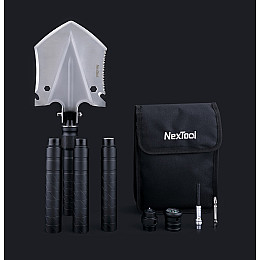 Многофункціональна лопата NexTool Чорний (JNexTool)