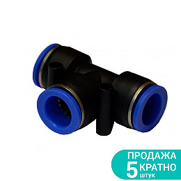 З'єднання цангове (Т-образне) Ø12×12мм SIGMA (7026271)