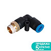Штуцер цанговий (кутовий) Ø8мм МТ 1/4" SIGMA (7027131)