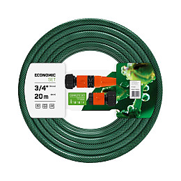 Поливочний набір Economic 3/4" 20м + набір фітингів Basic Cellfast