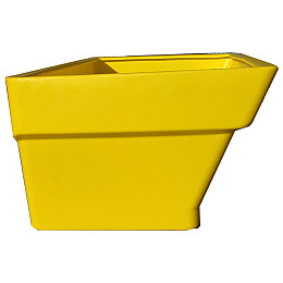Грядка пластиковa 210 л жовта Укрхімпласт