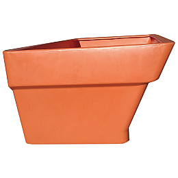 Грядка пластиковая 210 л оранжева Укрхімпласт