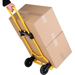 Складная транспортная тележка на колесах Vorel (78660 yellow)