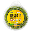 Леска для триммера безшумна MASTERTOOL SPIRAL SQUARE 2.70 мм 107 м двоколірна (19-0413)