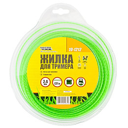 Леска для триммера MASTERTOOL Квадрат крученный 2,40 мм 131 м (19-1212)