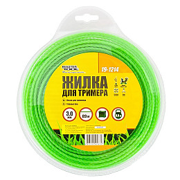 Леска для триммера MASTERTOOL Квадрат крученный 3,00 мм 89 м (19-1214)