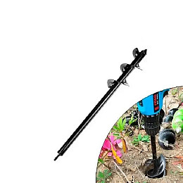 Бур для землі на перфоратор спіральне сверло 10x60см AgroDim