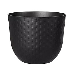 Вазон Elho fuente grains 30*24см черный 12 л