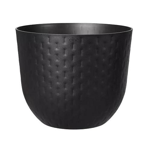 Вазон Elho fuente grains 30*24см черный 12 л