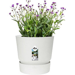 Вазон Elho greenville round білий 2.1 л