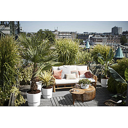 Вазон Elho greenville round білий 7.6 л