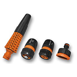 Комплект з 4 елементів на шланг 1/2" BLACK LINE Bradas