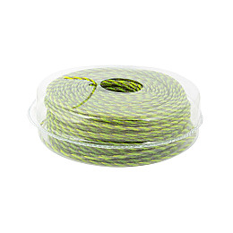 Леска для триммера бесшумная SPIRAL SQUARE 2.70 мм 107 м (блистер) двухцветная MASTERTOOL