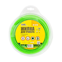 Леска для триммера КВАДРАТ КРУЧЕНИЙ 2,70 мм 107 м блистер MASTERTOOL