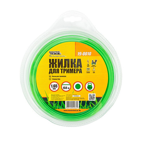 Леска для триммера КРУГ 1.65 мм 158 м (блистер) MASTERTOOL