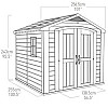 Садовый пластиковый домик FACTOR 8x8 Keter