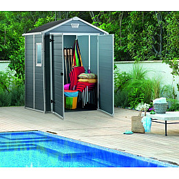 Садовий пластиковий будиночок MANOR 6x5 DD Keter