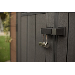 Садовий пластиковий будиночок Newton 759 коричневий Keter