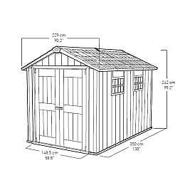 Садовий пластиковий будиночок OAKLAND 7511 Keter