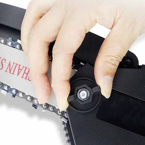 Аккумуляторная цепная мини-пила сучкорез для обрезки деревьев Mini Electric CHAIN SAW Black 1 АКБ (3_03784)