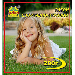 Газон спортивно-игровой Насіння країни 200 г (1223678773)