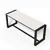 Скамейка I loft you 50х50х140 см Белая (2143968239)