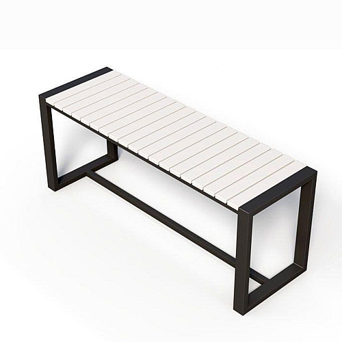 Скамейка I loft you 50х50х140 см Белая (2143968239)