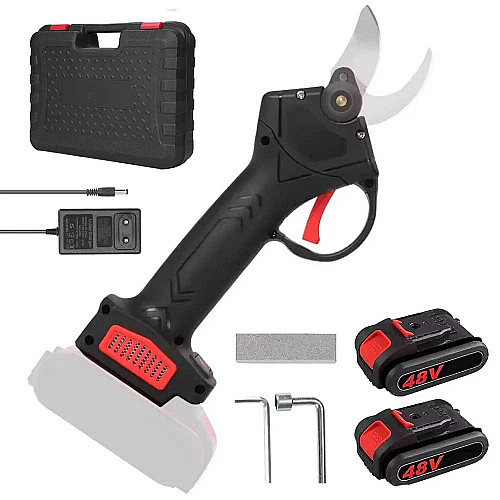 Аккумуляторний секатор RIAS Electric Scissors 48V у валізі 2хАКБ (3_04946)