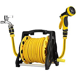 Поливочный шланг Water Hose Reel с катушкой 10 м Yellow