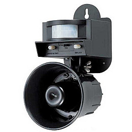 Отпугиватель птахів звуковий LS-2001 110х170х130 мм Чорний