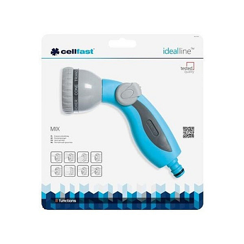 Ороситель пистолет для полива Cellfast MIX IDEAL 8 режимов iz16120