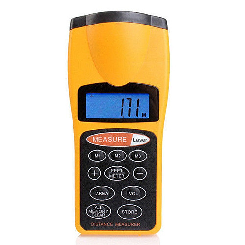 Лазерна лінійка AOQI OQ03 Жовта 0.55-18.288 м (hub_np2_0897)