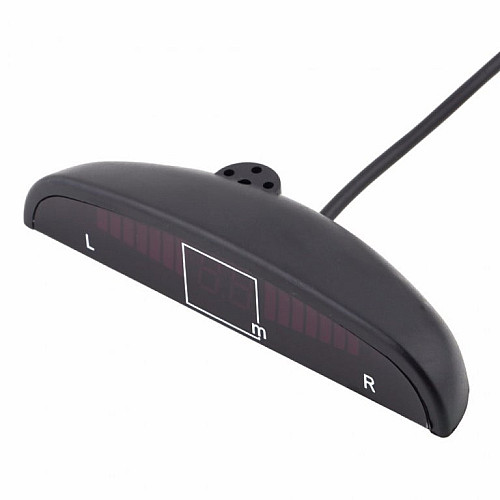 Парктроник автомобільний Noisy PR-04 на 4 датчики з LCD монітором Чорний (hub_np2_1268)