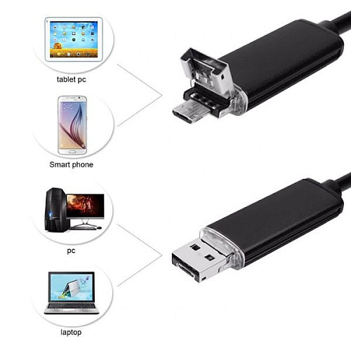 USB эндоскоп для смартфона и ноутбука HD 480P Kerui 655H 5 м 5.5 мм (100349)