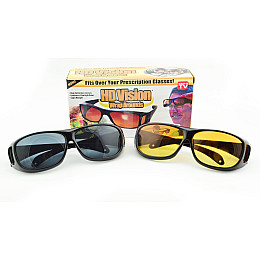 Очки для дневной и ночной езды RIAS HD Vision Glasses 2шт (3sm_923701489)