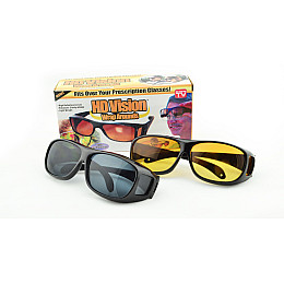 Очки для денного та нічного водіння RIAS HD Vision Glasses 2шт (3sm_923701489)