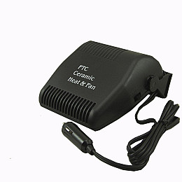 Керамічний обігрівач салону RIAS Ceramic Heat And Fun 12В теплий і холодний повітря Чорний (3sm_844484996)