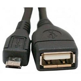 Кабель Atcom USB 2.0 AF/MicroBM 0,8 м OTG