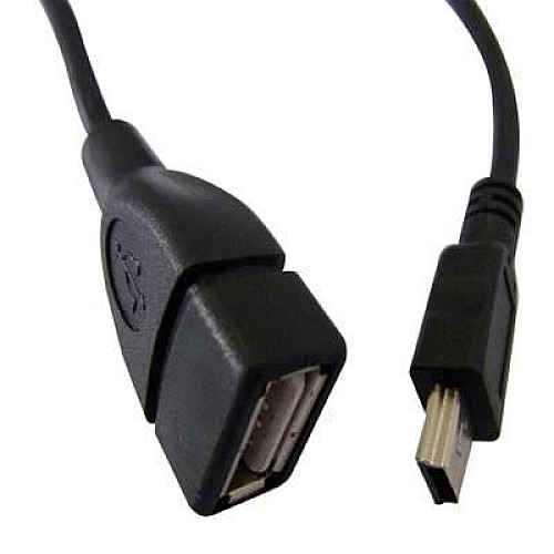 Кабель Atcom USB 2.0 AF/Mini USB 5 pin 0.8M OTG