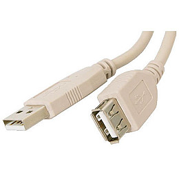 Кабель Atcom подовжувач USB2.0 AM/AF 1.8 м феритовий фільтр